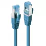 Cavo di rete Lindy 47147 blu 1 m Cat6a S/FTP (S-STP)