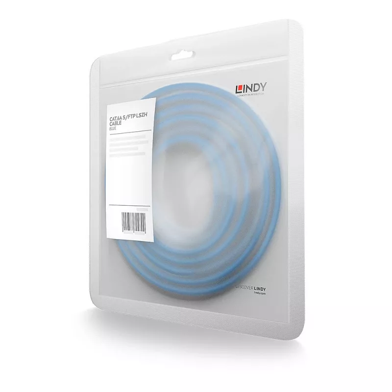 Cavo di rete Lindy 47151 blu 5 m Cat6a S/FTP (S-STP)