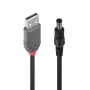 Cavo adattatore USB-A connettore maschio – DC 5,5/2,1 mm connettore maschio Lindy 70268