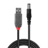 Cavo adattatore USB-A connettore maschio – DC 5,5/2,1 mm connettore maschio Lindy 70268