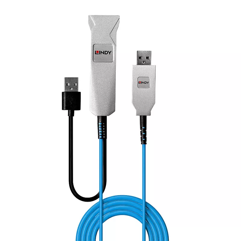 Cavo USB 3.0 in fibra ottica Lindy 30m