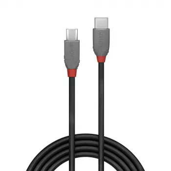Cavo Lindy 0,5 m USB 2.0 Type-C a Micro-B, Anthra Line