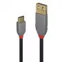 Lindy 36897 cavo adattatore USB 2.0, USB-C maschio a USB-A femmina, Anthra Line, 0,15 m