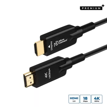 Microconnect HDM191950V2.0AOP cavo HDMI 50 m HDMI Type-A (standard) nero