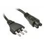 Lindy 2 m, CEI23-16-VII - IEC 320 C5 nero connettore femmina C5