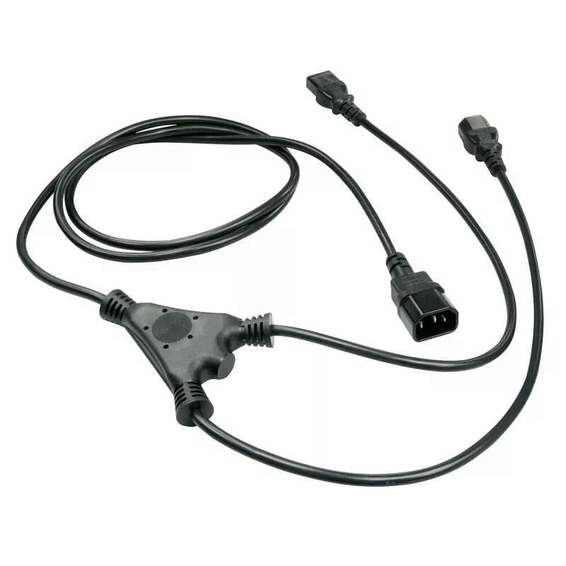 Lindy 2 m cavo splitter IEC C14 su 2 x IEC C13