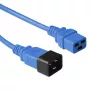 Microconnect PE2019B3 cavo di alimentazione blu 3 m connettore femmina C20 connettore femmina C19