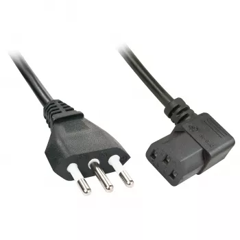 Lindy 30346 cavo di alimentazione nero 2 m connettore femmina C13