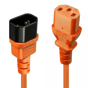 Lindy 0,5 m cavo prolunga IEC, arancione