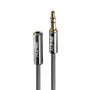 Cavo audio prolunga Lindy 2 m 3,5 mm, Cromo Line