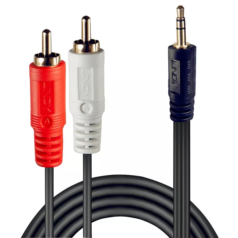 Cavo Lindy 2 m Premium RCA a 3,5 mm