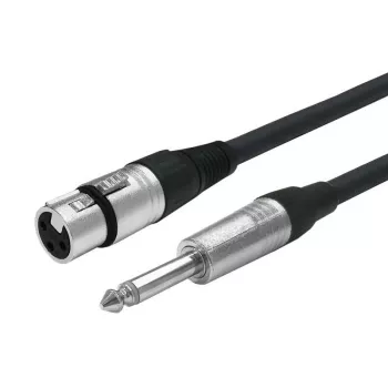 Cavo audio Vivolink PROAUDXLRFJACK1 1 m XLR 6,35 mm nero