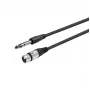 Cavo audio Vivolink PROAUDXLRFJACKS3 3 m XLR 6,35 mm nero