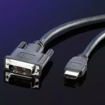 Cavo DVI ROLINE DVI (18+1) M - HDMI M 2 m