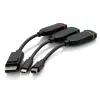 Anello adattatore dongle HDMI 4K universale C2G Mini DisplayPort DisplayPort USB-C