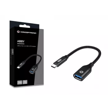 Adattatore OTG Conceptronic ABBY18B USB 3.2 Gen 2 a USB-A