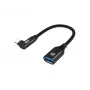 Adattatore OTG Conceptronic ABBY19B USB 3.2 Gen 2 a 90° a USB-A