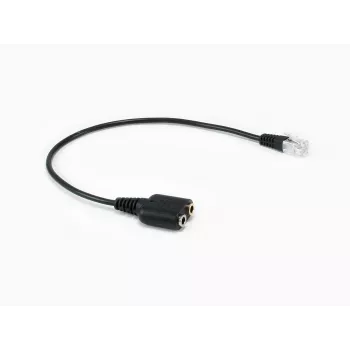 Adattatore audio Equip RJ9 a 3,5 mm per headset nero 0,25 m