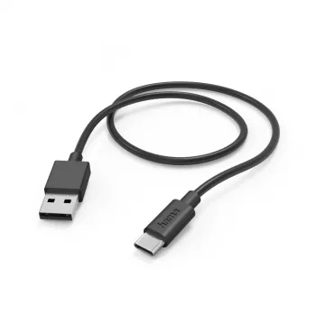 Cavo di ricarica Hama, USB-A - USB-C, 1 m, 480 Mbit/s, nero
