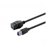 Cavo USB 3.0 Type-A femmina-femmina VivoLink PROKEYUSB3AFBM3B, nero