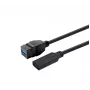 Cavo VivoLink USB 3.0 Type-A su Type-A 0,2 m — nero