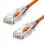 Cavo Ethernet ProXtend Ultra sottile CAT6 RJ-45 4M arancione