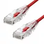 Cavo Ethernet ProXtend Ultra sottile CAT6 RJ-45 4M rosso