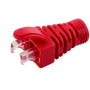MicroConnect CONB65R guaina antistrappo per cavi Cat5e/Cat6/Cat6A fino a 6,5 mm, rossa