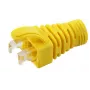 MicroConnect CONB65Y guaina antistrappo per cavi Cat5e/Cat6/Cat6A fino a 6,5 mm, gialla