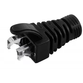MicroConnect CONB65S guaina antistrappo per cavi Cat5e/Cat6/Cat6A fino a 6,5 mm, grigia