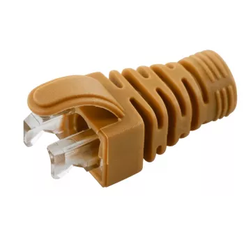 MicroConnect CONB65O guaina antistrappo per cavi Cat5e/Cat6/Cat6A fino a 6,5 mm, arancione