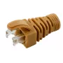 MicroConnect CONB65O guaina antistrappo per cavi Cat5e/Cat6/Cat6A fino a 6,5 mm, arancione