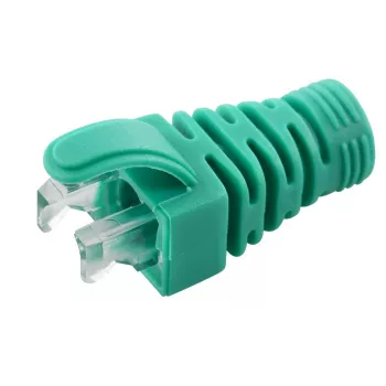 MicroConnect CONB65G guaina antistrappo per cavi Cat5e/Cat6/Cat6A fino a 6,5 mm, verde