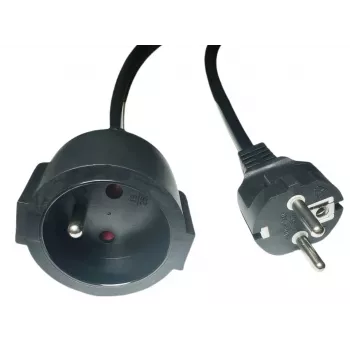 Prolunga elettrica MicroConnect MC-PE0300FRB 3 m, spina EU, connettore femmina IEC
