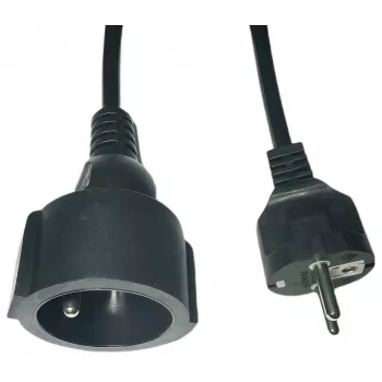 Prolunga elettrica MicroConnect MC-PE0300FRB 3 m, spina EU, connettore femmina IEC