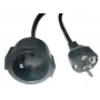 Prolunga cavo di alimentazione MicroConnect MC-PE0500FRB 500 cm con spina EU, nera
