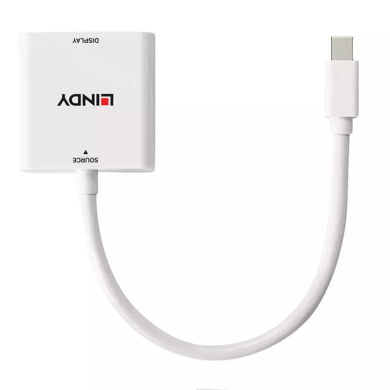 Lindy convertitore Mini DisplayPort su DVI 0,18 m Mini DisplayPort DVI-I