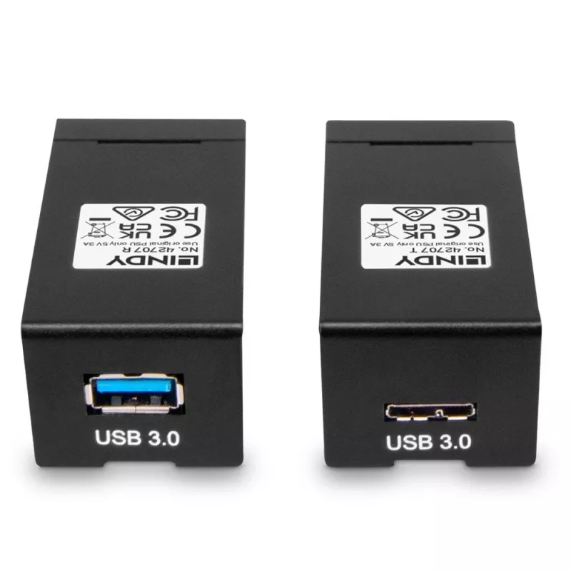 Trasmettitore e ricevitore AV Lindy extender USB 3.0 fibra ottica 200 m