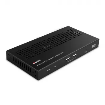 Ricevitore AV Lindy sistema 4K30 HDMI e USB over IP – decoder