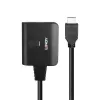 Lindy splitter HDMI 4K60 2 porte cavo nero 3840x2160