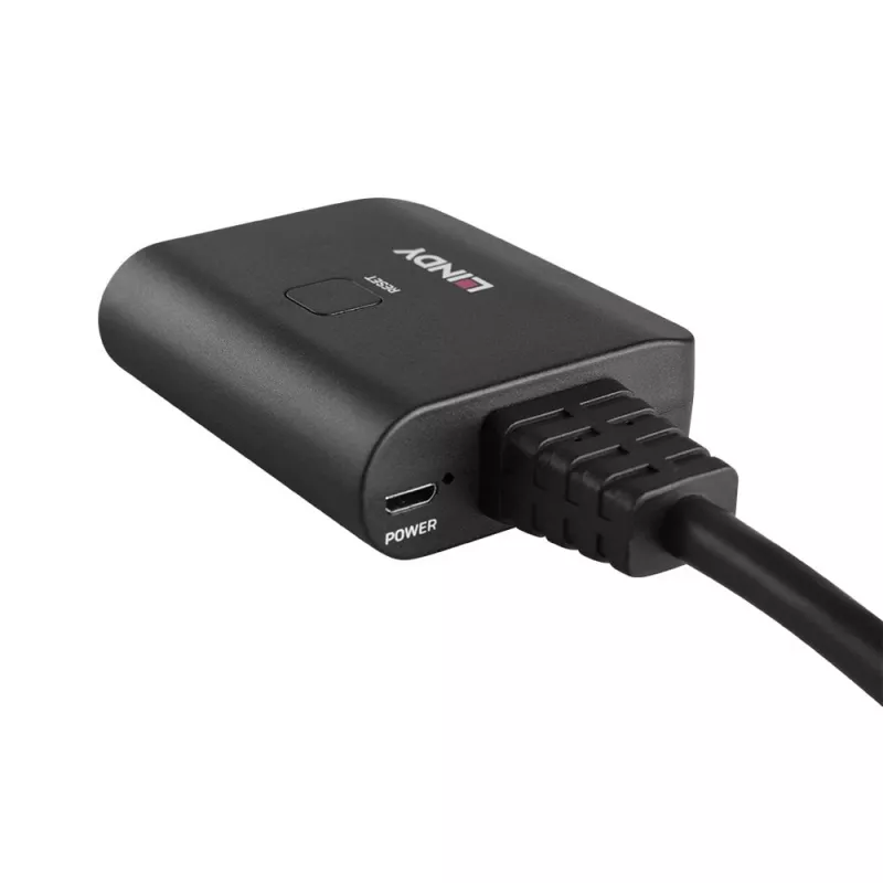 Lindy splitter HDMI 4K60 2 porte cavo nero 3840x2160