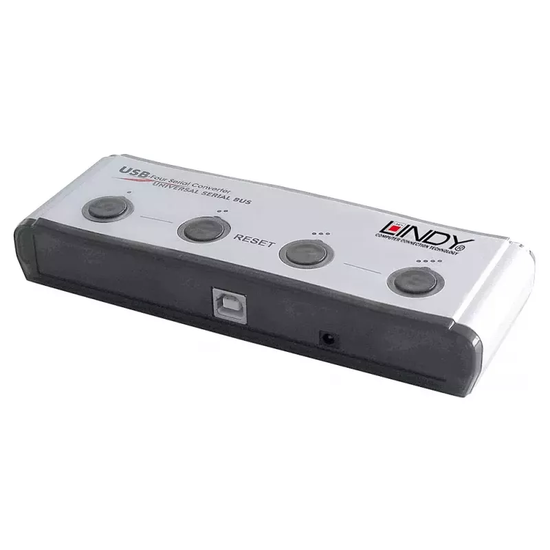 Convertitore da USB a 4 porte seriali Lindy 42858