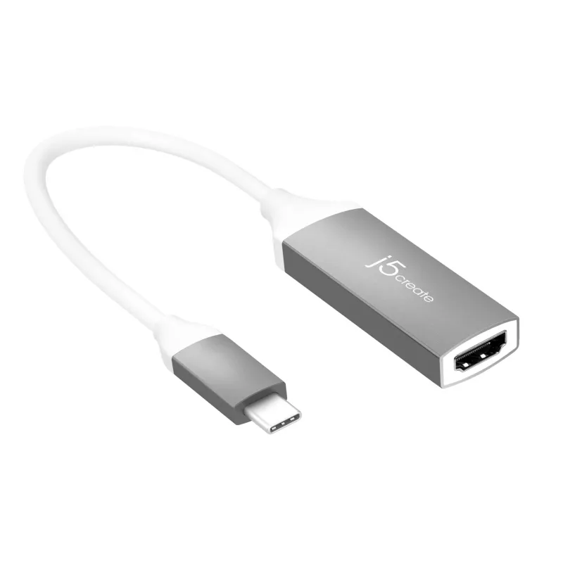 Adattatore j5create JCA153G-N USB-C® a 4K HDMI™, 2.0/3.2 Gen 1 (3.1 Gen 1), USB Type-C, uscita HDMI, 3840 x 2160 pixel