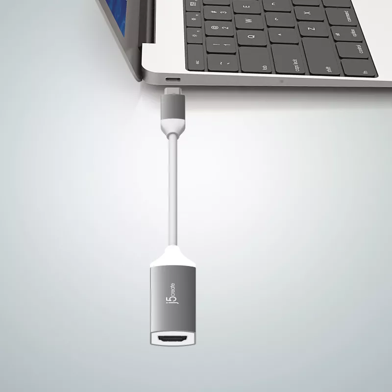 Adattatore j5create JCA153G-N USB-C® a 4K HDMI™, 2.0/3.2 Gen 1 (3.1 Gen 1), USB Type-C, uscita HDMI, 3840 x 2160 pixel