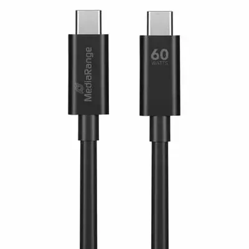 Cavo USB MediaRange MRCS213 1,2 m USB 3.2 Gen 1 USB-C nero
