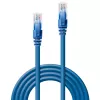 Cavo di rete Lindy 0,5 m Cat.6 U/UTP, blu