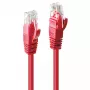 Cavo di rete Lindy 3m Cat.6 RJ-45 U/UTP rosso