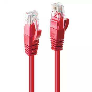 Cavo di rete Lindy 30 m Cat.6 RJ-45 U/UTP rosso