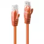 Cavo di rete Lindy 3m Cat.6 RJ-45 U/UTP arancione