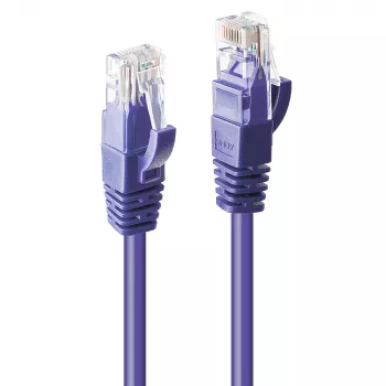 Cavo di rete Lindy 5m Cat.6 RJ-45 U/UTP viola